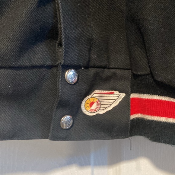 Jeff Hamilton San Francisco 49ers leather trim jacket XL - Picture 3 of 16